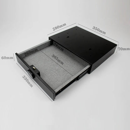 Safe Home Drawer Safe Hidden Safe with Fingerprint Identification Unlock Safe Smart Touch Safe