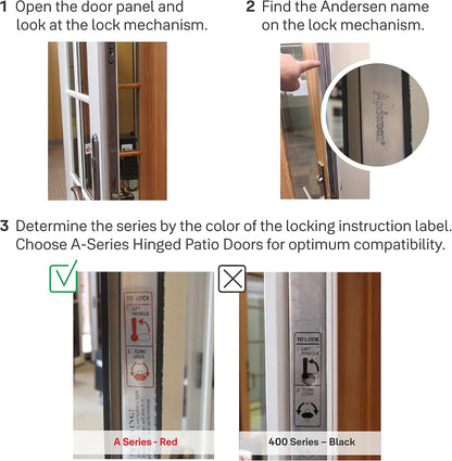 Yale Assure Lock for Andersen® Patio Doors, Black